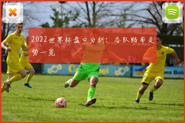 2022世界杯盘口分析：各队赔率走势一览